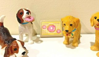 Barbie I Love Pets Beagles/donuts Golden Retrievers/cookies Htf Rare
