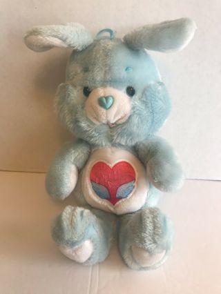Vintage 1984 Kenner Care Bear Cousins Swift Heart Bunny Rabbit 13 " Plush Toy