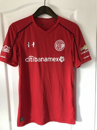 Deportivo Toluca Football Club Mexico Shirt Small S Rare