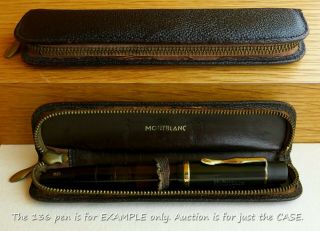 Montblanc 1 Pen Case For 126,  136,  146 Etc 1930 - 50s Size 6.  Rare.