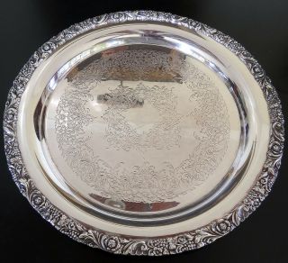 Wilcox Is International Silver Co.  Beverly Manor 1370,  11 " Platter Tray
