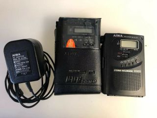Vintage (2) Rare AIWA DSL BBE HS - J505 & HS - j707 Walkman Cassette Player DSL 2