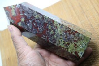 Top 1206g Rare Natural Dragon Blood Stone Crystal Points Healing K13