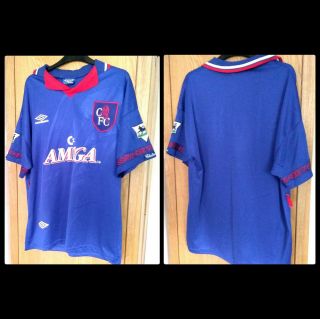 Chelsea Fc 1993/1994 Ultra Rare Iconic Football Shirt Umbro Vintage
