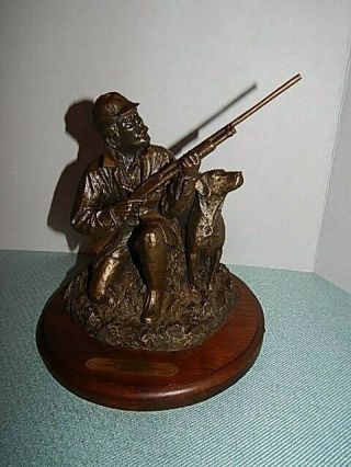 Rare " Partners " Friends Of Nra Limited Edition 460/725 Sculpture Statue