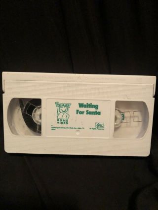 Vhs Tape Barney & Friends - Waiting For Santa Christmas - Baby Bop,  Bj 1990 Rare