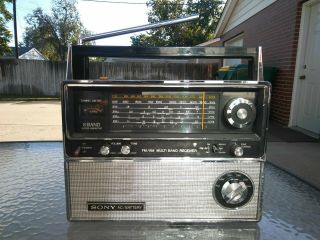 Rare Sony Model Icf - 8000,  6 Band Sensitive Radio Vg,