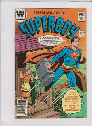 The Adventures Of Superboy 6 Vg,  Extremely Scarce,  Rare 1980 Whitman,