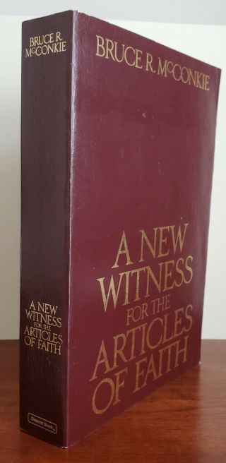 RARE MORMON BOOKS: A WITNESS for the ARTICLES OF FAITH 2
