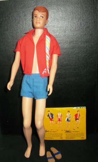 Vintage Allan Bend Leg Doll 1010 (1965 - 1966) Barbie And Ken Friend