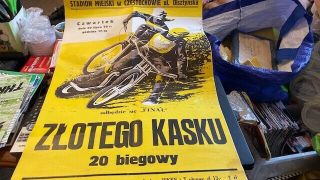 Polish Speedway Final 1976 - - - Czestochowa - - - Large Advertising Poster - - - Rare