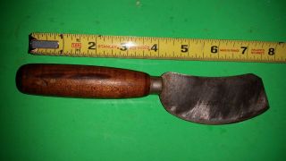 antique LEATHER CUTTER KNIFE TOOL 2