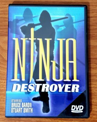 Ninja Destroyer (dvd,  2002) Stuart Smith,  Bruce Baron Vintage 1986 Film Rare