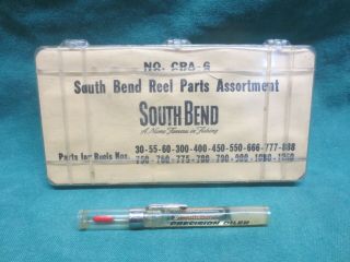 Vtg South Bend Reel Parts Kit W/south Bend Precision Oiler