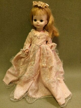 Vintage Madame Alexander Cinderella Doll 14 " 1546 Gown
