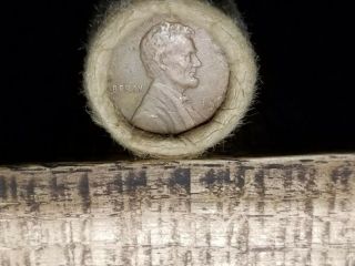 1909 Wheat Cent &1897 Indian Head /old Small Cent Roll/ Antique/ag - Unc 761.