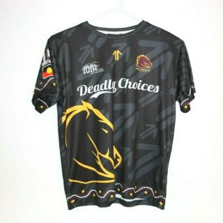Brisbane Broncos Deadly Choices Rare 15 Jersey Shirt Size Men 