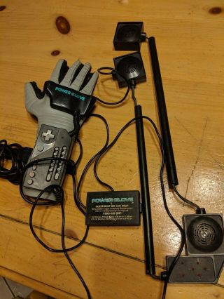 Nintendo Nes Power Glove - Rare Adult Large W/sensors