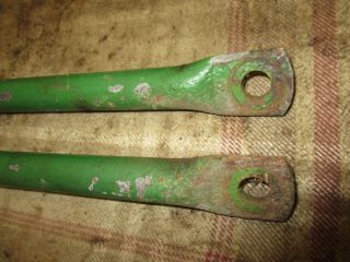 John Deere late A and B Headlight support brackets bars A3353R Antique Tractor 3