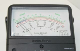 Vintage Radioshack Range Doubler 22 - 215 Multitester Multimeter 2