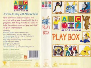 Abc Playbox A Rare Find Video Pal Vhs