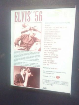 Elvis Presley 56 DVD Rare Recordings King Of Rock & Roll 1956 Never Before Seen 2