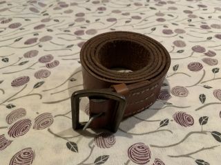 Very Rare Ww2 Imperial Japanese Army&navy Leather Belt