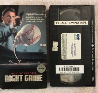 Night Game (vhs,  1989) Rare Horror Collectible Cult Oop
