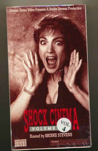 Shock Cinema Vol 4 Rare Vhs 1989 - 90? Horror Cult Thriller Still