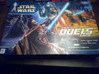 Star Wars Epic Duels Board Game Milton Bradley Rare Oop 100 Complete