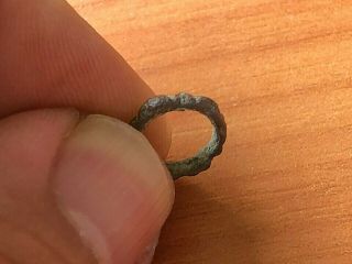 Ancient Celtic Proto Money Bronze Ring " Coin " Circa 400 Bc Very Rare