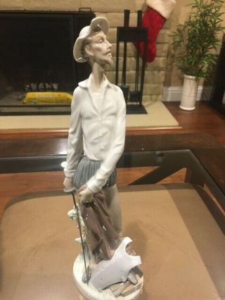 Lladro Don Quixote Standing Up With Sword 4854 - Signed,  Very Rare