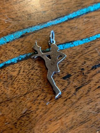 James Avery Drill Cheerleader Dance Cowgirl Sterling Silver Charm Rare