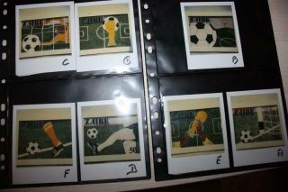 Zaire 1982 World Cup Soccer Football Rare Polaroid Proofs