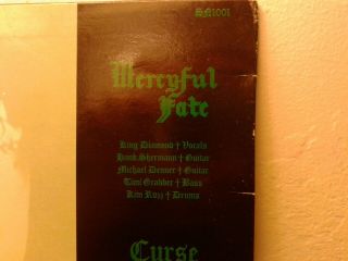 Mercyful Fate Curse Of The Pharaohs Rare Vinyl LP Fan Club Album Demos 3