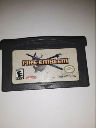 Fire Emblem Rare Loose Cart Authentic (nintendo Game Boy Advance) Rpg