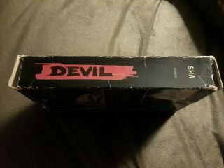 DEVIL - BIG BOX VHS,  Video City Productions,  Chop Em Ups,  RARE,  HORROR 2