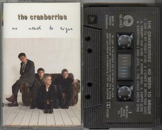 The Cranberries - No Need To Argue Rare Black Tape 1994 Island Dolores O 