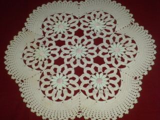 Vintage Cotton Handmade Crochet Lace Doily Code:443
