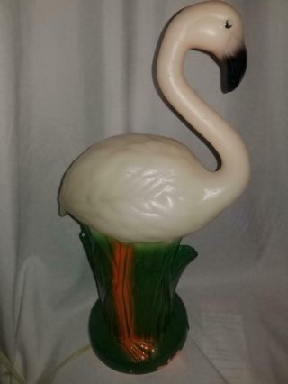 Vintage Rare Blow Mold Flamingo 1950 