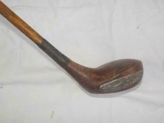 Antique Hickory Shafted Lillywhite Frowd (haymarket) Wooden Driver Golf Club 4