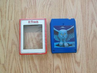 Rush Fly By Night 8 Track Tape - Rare Blue Case W/sleeve In Shrink -
