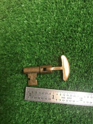 Antique Brass Pocket Door Key Old Mortise Door Lock 2
