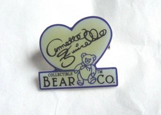 Cool Vintage Annette Funicello Collectible Bear Co Promo Advertising Pin Pinback