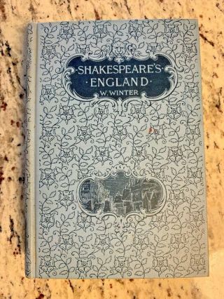 1907 Antique History Book " Shakespeare 