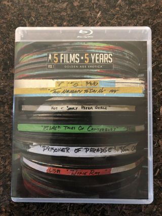 5 Films 5 Years Vol 1 Blu Ray Vinegar Syndrome Rare Oop