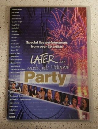 Later.  With Jools Holland - Party Dvd Rare Oop 30 Live Performances Artists.