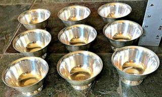 Paul Revere Silverplate Desert Bowls By Reed & Barton