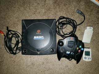 Sega Dreamcast Console Black Version Rare And