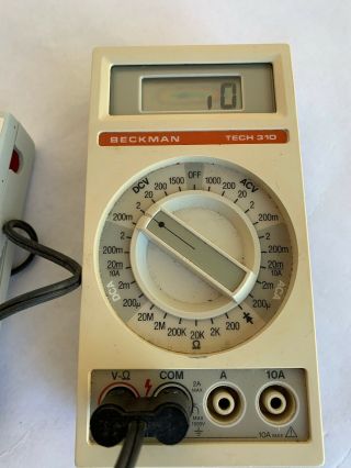 Beckman Tech 310 Digital Multimeter. 2